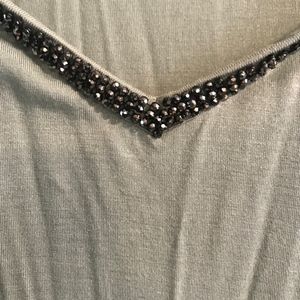 Juicy Couture Tops - Juicy Couture Green Beaded Cut Out Detail T- Shirt Juicy Couture Tops - Juicy Couture Green Beaded Cut Out Detail T- Shirt
